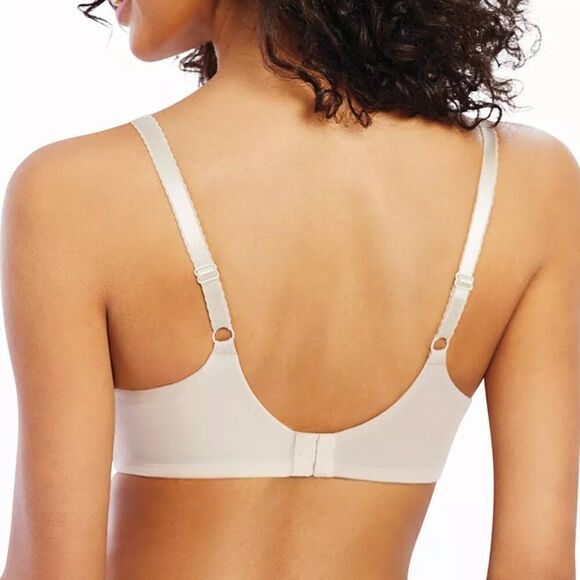 Bali Bra 42D Beauty Lift & Smoothing Underwire DF 6563 Cream Silky Soft Support - Picture 8 of 9